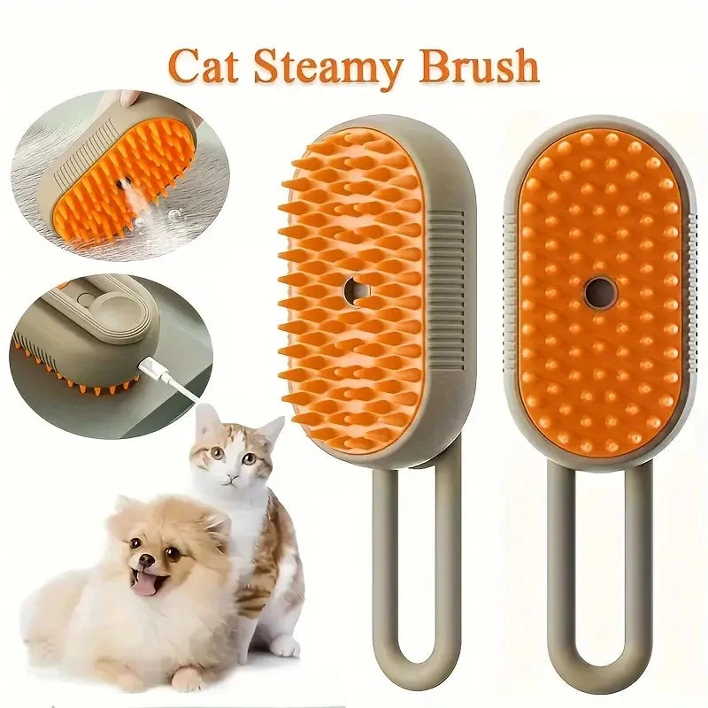2-in-1 Spray Grooming Brush – For Dogs & Cats